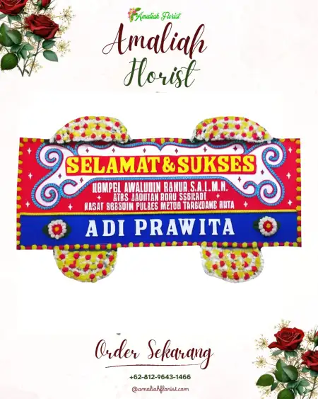 Papan Bunga Ucapan Selamat Ketanon